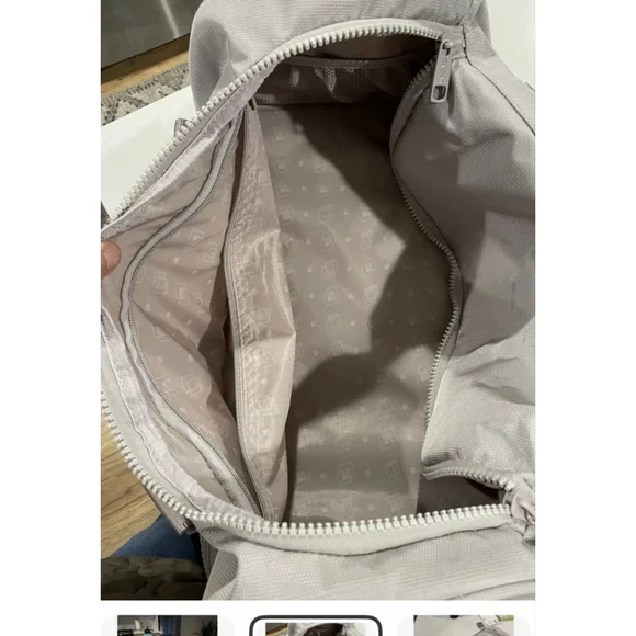 Calpak Stevyn Duffel Bag in Dune Tan - aka Grey - Picture 3 of 8